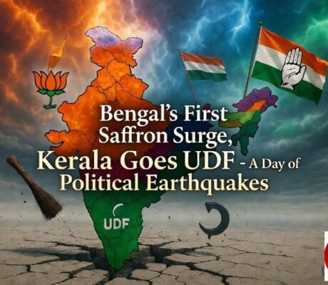 Firecrackers Burst Across Five States: BJP Clinches Three, Secures Historic Fortress in Bengal as TMC Era Ends in Dramatic Fashion