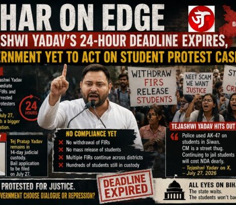 Bihar on Edge: Tejashwi Yadav's 24-Hour Deadline Expires, Government Yet to Act on Student Protest Cases
