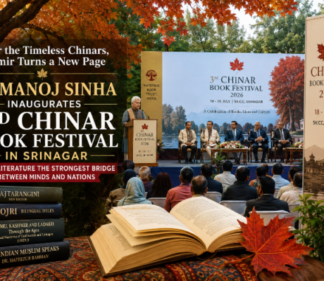 LG Manoj Sinha Inaugurates 3rd Chinar Book Festival, Calls Literature the Strongest Bridge Between Minds and Nations