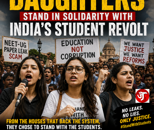 BJP LEADERS' DAUGHTERS STAND IN SOLIDARITY WITH INDIA'S STUDENT REVOLT