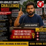 "Resign Dharmendra Pradhan or the Demand Will Reach You": CJP's Abhijeet Dipke Issues Direct Challenge