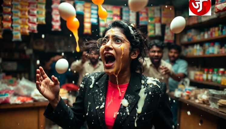 EGGS OF FURY: Shocking Public Assault on Muslim Woman Lawyer Sparks Firestorm in Bengal