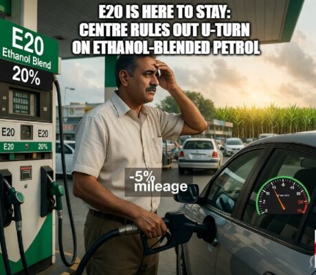 ETHANOL IS HERE TO STAY: CENTRE RULES OUT U-TURN ON ETHANOL-BLENDED PETROL