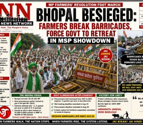 MADHYA PRADESH FARMERS FORCE GOVT INTO LATE-NIGHT NEGOTIATIONS