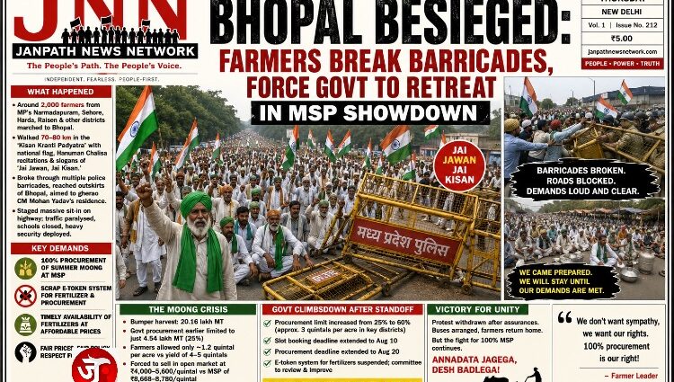 MADHYA PRADESH FARMERS FORCE GOVT INTO LATE-NIGHT NEGOTIATIONS