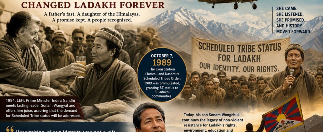 When Indira Gandhi Flew to Leh: The Hunger Strike That Changed Ladakh Forever