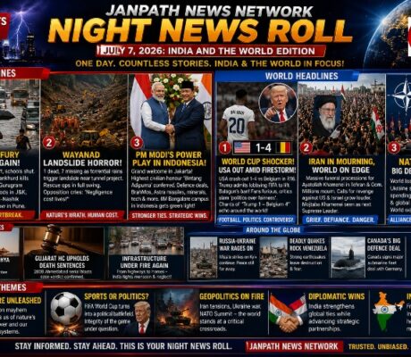 JNN's NIGHT NEWS ROLL: Monsoon Terror, Political Power Plays & Global Diplomacy Wins