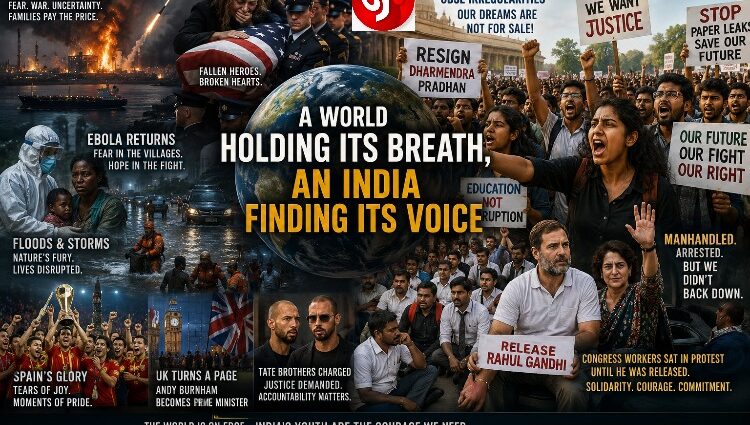 A World Holding Its Breath, An India Finding Its Voice