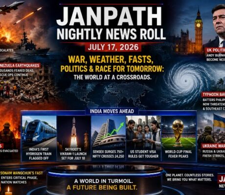 WAR, WEATHER, FASTS, POLITICS & RACE FOR TOMORROW
