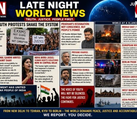 Youth Uprising in India, Wars Abroad, and a World Spinning for Change