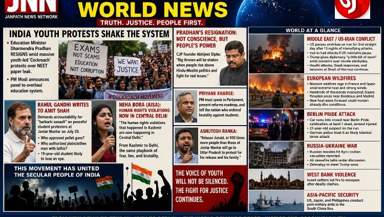 Youth Uprising in India, Wars Abroad, and a World Spinning for Change