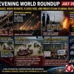 THE WORLD SHAKES, WARS REIGNITE, FLOODS RISE, AND INDIA'S EXAM SCANDAL REACHES THE COURTS