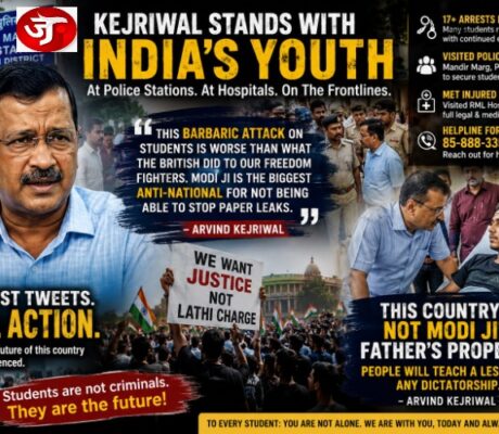 Kejriwal Takes Battle to the Police Stations: AAP Chief Rallies Behind Arrested Students, Escalates Attack on Centre