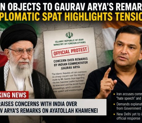 Iran Objects to Indian Commentator Gaurav Arya’s Remarks; Diplomatic Spat Highlights Tensions