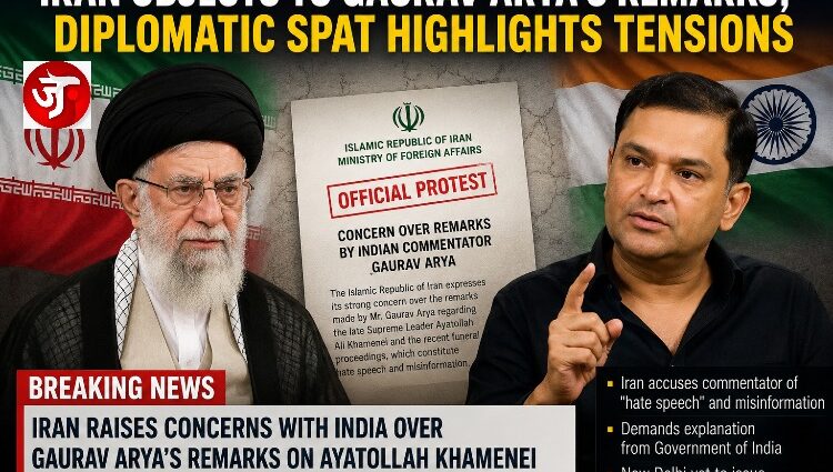 Iran Objects to Indian Commentator Gaurav Arya’s Remarks; Diplomatic Spat Highlights Tensions