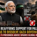 MODI REAFFIRMS SUPPORT FOR PALESTINE. MEANWHILE, ISRAEL'S PRISONER VIDEO SPARKS GLOBAL OUTRAGE