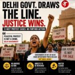 DELHI GOVERNMENT CLOSES NEET PROTEST CASES