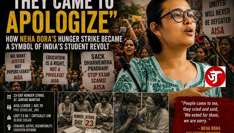 "They Came to Apologize”: How Neha Bora’s Hunger Strike Became a Symbol of India’s Student Revolt