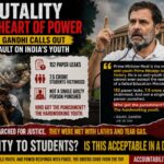 Standing before the media, Congress leader Rahul Gandhi delivered one of his strongest attacks yet on the Modi government.