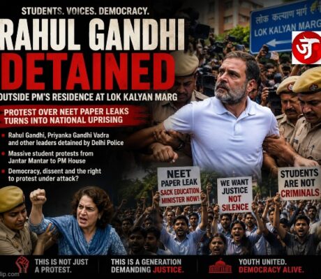 Rahul Gandhi Detained Outside PM's Residence: Student Protest Erupts Into a National Political Flashpoint