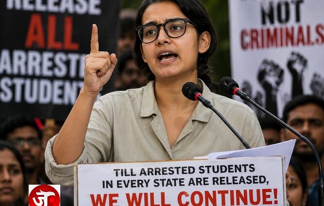 Neha Bora Warns Bengal Govt: "Until Every Arrested Student Is Released, Our Movement Will Continue."