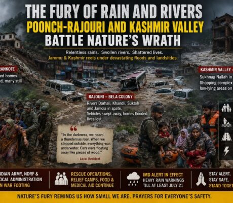 The Fury of Rain and Rivers: Poonch, Rajouri and Kashmir Valley Battle Nature's Wrath