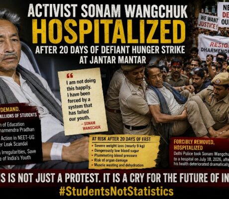 Amid National Pressure To Pay Heed To Sonam Wangchuk, He was Forcibly Hospitalized!