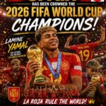 Spain has been crowned the 2026 FIFA World Cup champions!