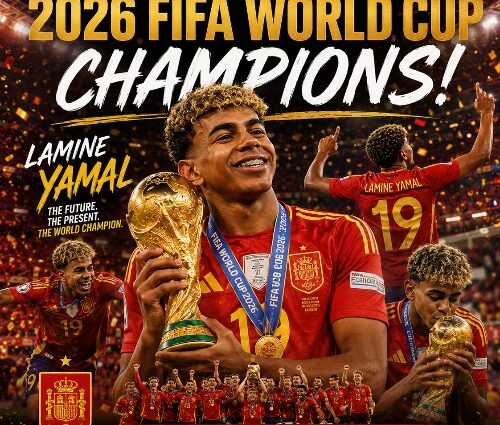 Spain has been crowned the 2026 FIFA World Cup champions!