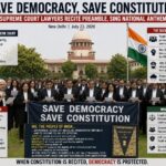 Supreme Court Lawyers Gather On the Lawns of Delhi to Recite the Preamble in a Stand for Democracy