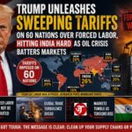 Trump Unleashes Sweeping Tariffs on 60 Nations Over Forced Labor, Hitting India Hard