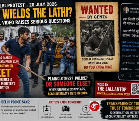 Who Wields the Lathi? Viral Video Deepens Questions Over Delhi Police’s Protest Tactics
