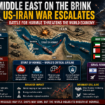 MIDDLE EAST ON THE BRINK: US-IRAN WAR SPREADS ACROSS THE GULF AS BATTLE FOR HORMUZ THREATENS THE WORLD ECONOMY