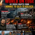 GLOBAL FLASHPOINTS IGNITE: WORLD ON EDGE AS CRISES ERUPT FROM HORMUZ TO GAZA TO KOLKATA