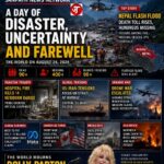 A Day of Disaster, Uncertainty and Farewell: The World on August 26, 2026