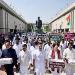 "Who Ordered the Bullets on Students?" Congress's Foot March in Delhi Demands Amit Shah's Answer