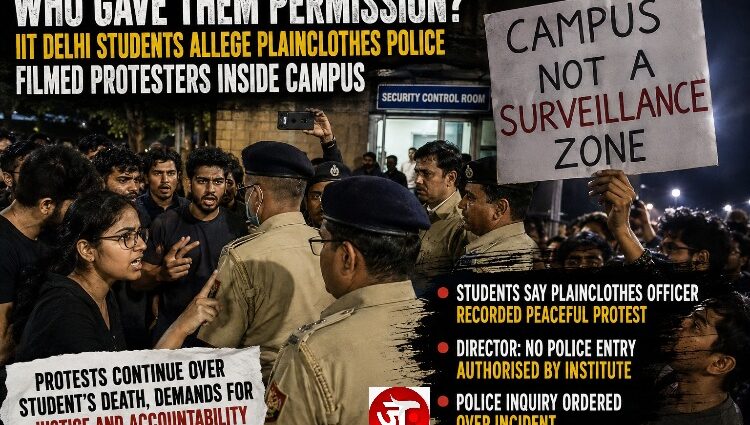 ‘Who Gave Them Permission?’ IIT Delhi Students Allege Plainclothes Police Filmed Protesters Inside Campus