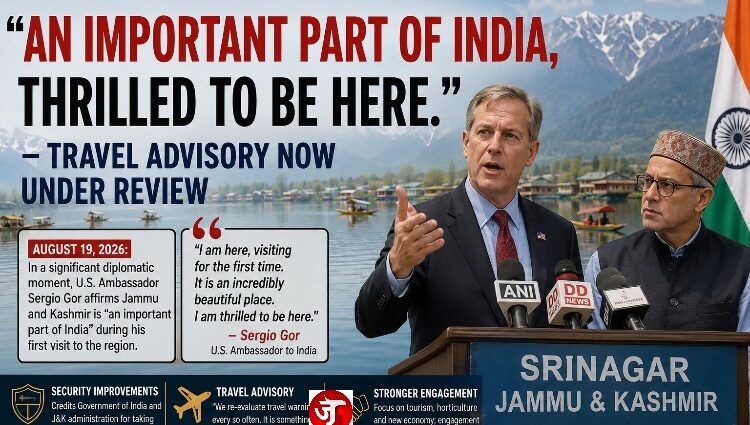 US Ambassador Hints Reviewing J&K Travel Advisory After Meeting Omar Abdullah