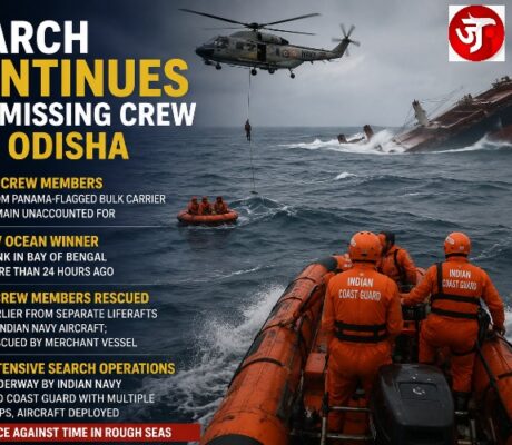 Search Intensifies for 22 Missing Crew After MV Ocean Winner Sinks in Bay of Bengal