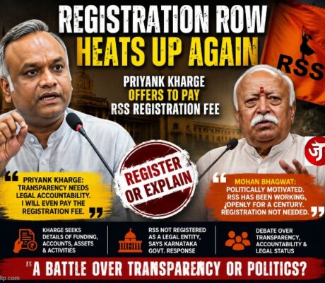 Priyank Kharge Offers to Pay RSS Registration Fee, Escalating Karnataka’s Transparency Row