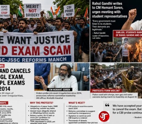 Jharkhand scraps JSSC-CGL, all TDPL exams since 2014 after 24-day student revolt
