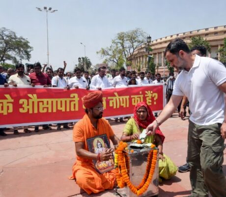 RAHUL GANDHI AND OTHERS BOOKED OVER DEPICTING THE THEFT OF TRUST?