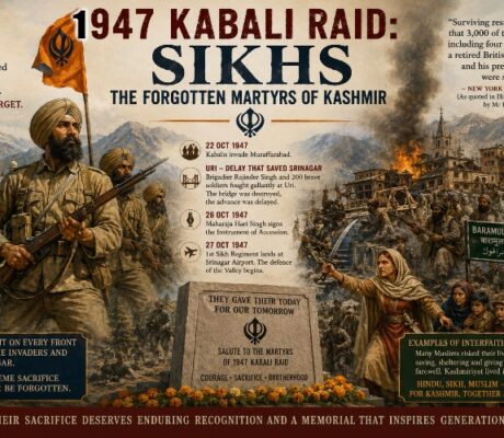 1947 Kabali Raid: Sikhs, the Forgotten Martyrs of Kashmir