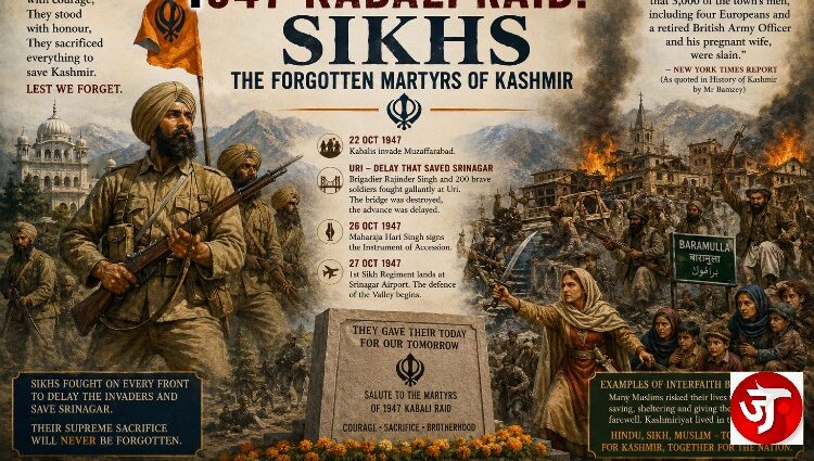 1947 Kabali Raid: Sikhs, the Forgotten Martyrs of Kashmir