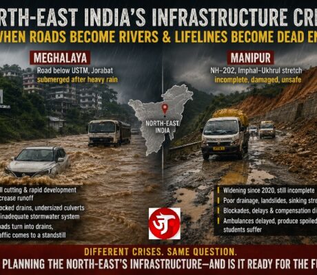 USTM, in Meghalaya & Imphal–Ukhrul Stretch in Manipur: When Roads Become Rivers and Lifelines Become Dead Ends