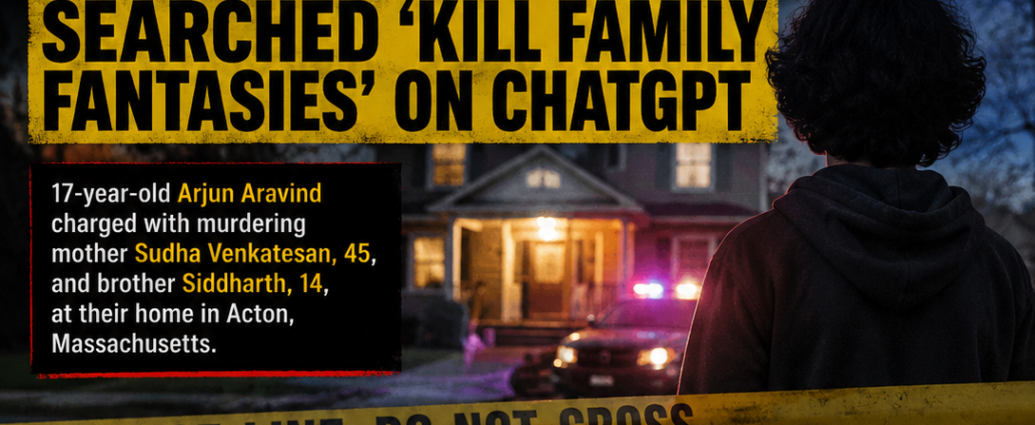UN-Indian Teen Kills Mother and Brother, Searched Kill Family Fantasies' on ChatGPT