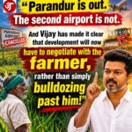 VIJAY SCRAPS PARANDUR AIRPORT: FARMERS WIN, CHENNAI STILL AWAITS SECOND AIRPORT