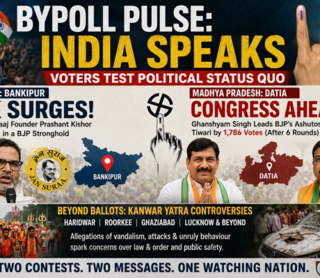 BIHAR, CONGRESS LEADS IN MP AS VOTERS TEST INDIA’S POLITICAL STATUS QUO