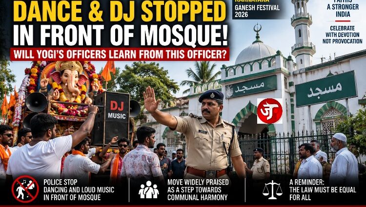 DANCE & DJ STOPPED IN FRONT OF MOSQUE: KARNATAKA COP’S ACTION SPARKS DEBATE