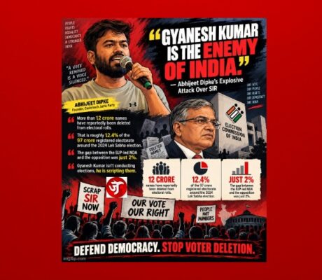 Gyanesh Kumar Is the Enemy of India”: Abhijeet Dipke’s Explosive Attack Over SIR